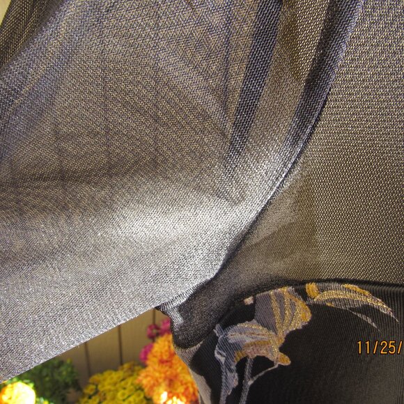 #499  WOMAN'S BLACK FLORAL FULL SKIRT DRESS BY COAST  (SIZE 6US /10UK) - Picture 4 of 4